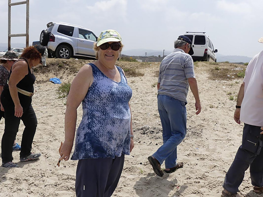 טיול  מועדון נופית לחוף הכרמל 24.6.16. מדריך גלי נחום