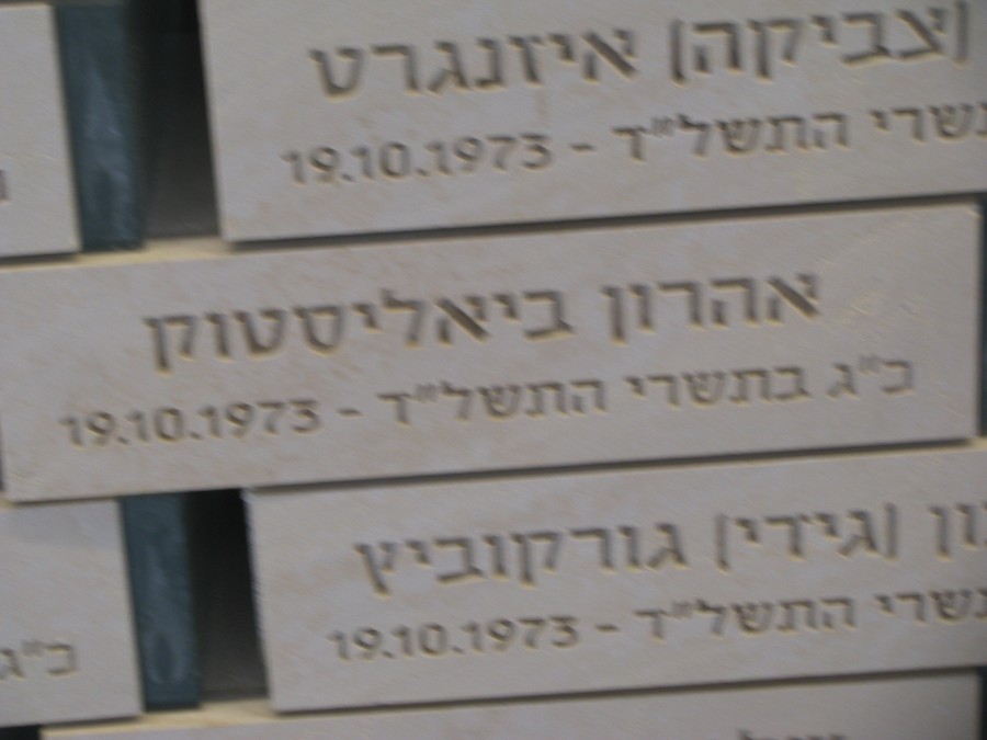 אבנים עם שמות חברי יגור (1)